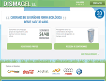 Tablet Screenshot of dismagel.com
